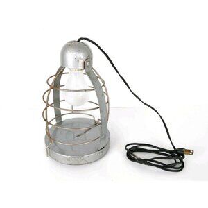 Vintage Bretford Industrial Cage Sun Lamp Model TD-6 Wall Mount Carry Tabletop